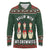 Christmas Bowling Rollin With My Snowmies Long Sleeve Polo Shirt Xmas Holiday Patterns - Wonder Print Shop