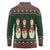 Christmas Bowling Rollin With My Snowmies Long Sleeve Polo Shirt Xmas Holiday Patterns - Wonder Print Shop
