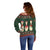 Christmas Bowling Rollin With My Snowmies Off Shoulder Sweater Xmas Holiday Patterns - Wonder Print Shop