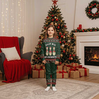 Christmas Bowling Rollin With My Snowmies Christmas Pajama Set Xmas Holiday Patterns - Wonder Print Shop