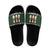 Christmas Bowling Rollin With My Snowmies Slide Sandals Xmas Holiday Patterns - Wonder Print Shop