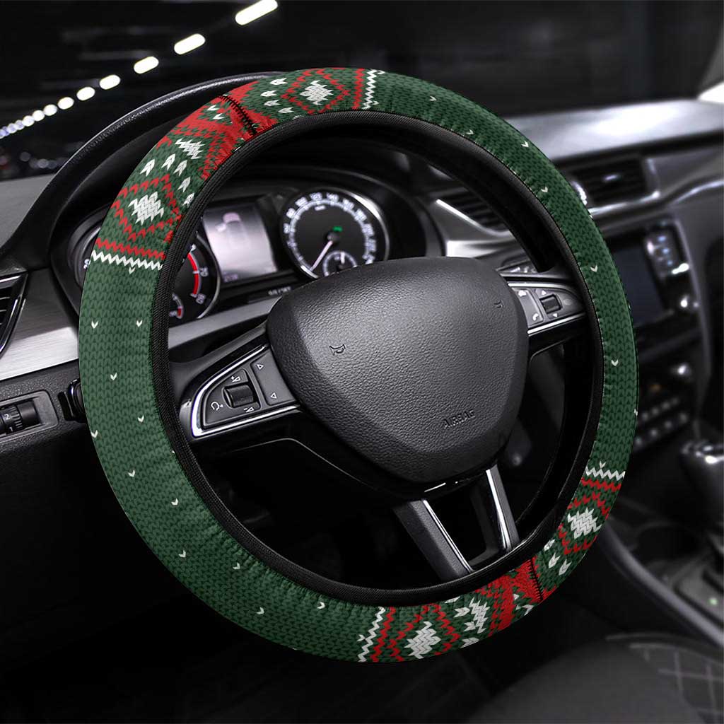 Christmas Bowling Rollin With My Snowmies Steering Wheel Cover Xmas Holiday Patterns - Wonder Print Shop