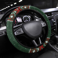Christmas Bowling Rollin With My Snowmies Steering Wheel Cover Xmas Holiday Patterns - Wonder Print Shop