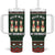 Christmas Bowling Rollin With My Snowmies Tumbler With Handle Xmas Holiday Patterns - Wonder Print Shop