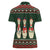 Christmas Bowling Rollin With My Snowmies Women Polo Shirt Xmas Holiday Patterns - Wonder Print Shop
