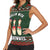 Christmas Bowling Rollin With My Snowmies Women Sleeveless Polo Shirt Xmas Holiday Patterns - Wonder Print Shop