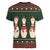 Christmas Bowling Rollin With My Snowmies Women V-Neck T-Shirt Xmas Holiday Patterns - Wonder Print Shop