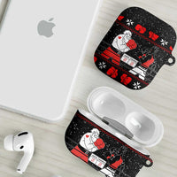 Christmas Boxing Santa And Krampus AirPods Case Xmas Holiday Patterns - Wonder Print Shop