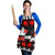 Christmas Boxing Santa And Krampus Apron Xmas Holiday Patterns - Wonder Print Shop