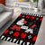 Christmas Boxing Santa And Krampus Area Rug Xmas Holiday Patterns - Wonder Print Shop