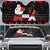 Christmas Boxing Santa And Krampus Auto Sun Shade Xmas Holiday Patterns - Wonder Print Shop