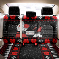 Christmas Boxing Santa And Krampus Back Car Seat Cover Xmas Holiday Patterns - Wonder Print Shop