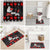 Christmas Boxing Santa And Krampus Bathroom Set Xmas Holiday Patterns - Wonder Print Shop