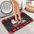 Christmas Boxing Santa And Krampus Bathroom Set Xmas Holiday Patterns - Wonder Print Shop