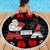 Christmas Boxing Santa And Krampus Beach Blanket Xmas Holiday Patterns - Wonder Print Shop