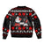 Christmas Boxing Santa And Krampus Bomber Jacket Xmas Holiday Patterns - Wonder Print Shop