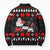 Christmas Boxing Santa And Krampus Bomber Puffer Jacket Xmas Holiday Patterns - Wonder Print Shop