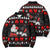 Christmas Boxing Santa And Krampus Bomber Puffer Jacket Xmas Holiday Patterns - Wonder Print Shop