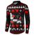 Christmas Boxing Santa And Krampus Button Sweatshirt Xmas Holiday Patterns - Wonder Print Shop