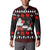 Christmas Boxing Santa And Krampus Button Sweatshirt Xmas Holiday Patterns - Wonder Print Shop