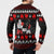 Christmas Boxing Santa And Krampus Button Sweatshirt Xmas Holiday Patterns - Wonder Print Shop