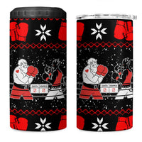 Christmas Boxing Santa And Krampus 4 in 1 Can Cooler Tumbler Xmas Holiday Patterns - Wonder Print Shop