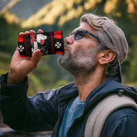 Christmas Boxing Santa And Krampus 4 in 1 Can Cooler Tumbler Xmas Holiday Patterns - Wonder Print Shop