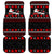 Christmas Boxing Santa And Krampus Car Mats Xmas Holiday Patterns - Wonder Print Shop