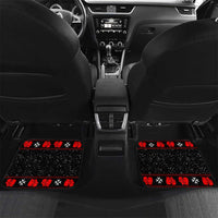 Christmas Boxing Santa And Krampus Car Mats Xmas Holiday Patterns - Wonder Print Shop