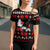 Christmas Boxing Santa And Krampus Cross Shoulder Shirt Xmas Holiday Patterns - Wonder Print Shop
