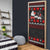 Christmas Boxing Santa And Krampus Door Cover Xmas Holiday Patterns - Wonder Print Shop