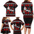 Christmas Boxing Santa And Krampus Family Matching Long Sleeve Bodycon Dress and Hawaiian Shirt Xmas Holiday Patterns - Wonder Print Shop
