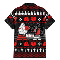 Christmas Boxing Santa And Krampus Family Matching Mermaid Dress and Hawaiian Shirt Xmas Holiday Patterns - Wonder Print Shop