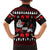 Christmas Boxing Santa And Krampus Family Matching Off Shoulder Short Dress and Hawaiian Shirt Xmas Holiday Patterns - Wonder Print Shop