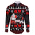 Christmas Boxing Santa And Krampus Family Matching Puletasi and Hawaiian Shirt Xmas Holiday Patterns - Wonder Print Shop