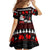 Christmas Boxing Santa And Krampus Family Matching Summer Maxi Dress and Hawaiian Shirt Xmas Holiday Patterns - Wonder Print Shop