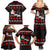 Christmas Boxing Santa And Krampus Family Matching Summer Maxi Dress and Hawaiian Shirt Xmas Holiday Patterns - Wonder Print Shop