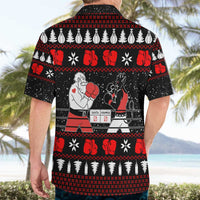 Christmas Boxing Santa And Krampus Hawaiian Shirt Xmas Holiday Patterns - Wonder Print Shop