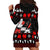 Christmas Boxing Santa And Krampus Hoodie Dress Xmas Holiday Patterns - Wonder Print Shop