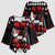 Christmas Boxing Santa And Krampus Kimono Sleeve Blouse Xmas Holiday Patterns - Wonder Print Shop