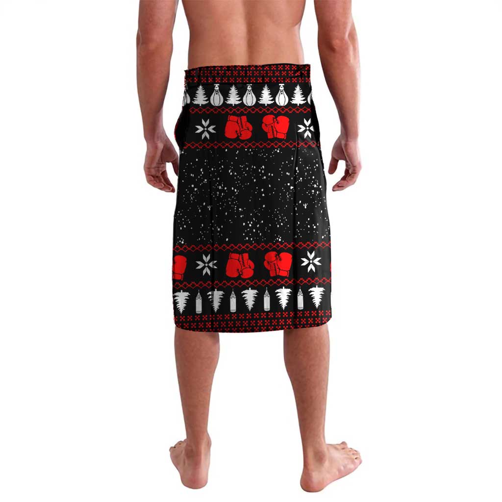Christmas Boxing Santa And Krampus Lavalava Xmas Holiday Patterns - Wonder Print Shop