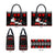 Christmas Boxing Santa And Krampus Leather Bag Xmas Holiday Patterns - Wonder Print Shop