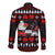 Christmas Boxing Santa And Krampus Long Sleeve Button Shirt Xmas Holiday Patterns - Wonder Print Shop