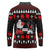 Christmas Boxing Santa And Krampus Long Sleeve Polo Shirt Xmas Holiday Patterns - Wonder Print Shop