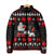 Christmas Boxing Santa And Krampus Padded Jacket Xmas Holiday Patterns - Wonder Print Shop