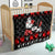 Christmas Boxing Santa And Krampus Quilt Xmas Holiday Patterns - Wonder Print Shop
