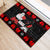 Christmas Boxing Santa And Krampus Rubber Doormat Xmas Holiday Patterns - Wonder Print Shop