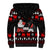 Christmas Boxing Santa And Krampus Sherpa Hoodie Xmas Holiday Patterns - Wonder Print Shop