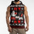 Christmas Boxing Santa And Krampus Sleeveless Hoodie Xmas Holiday Patterns - Wonder Print Shop