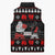Christmas Boxing Santa And Krampus Sleeveless Puffer Jacket Xmas Holiday Patterns - Wonder Print Shop